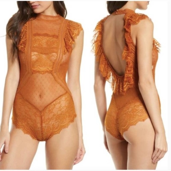 Free People Other - Free People Winnie Lace Bodysuit